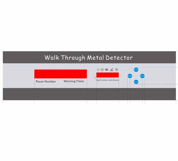 802型(6區(qū)位)通過(guò)式金屬安檢門(mén)